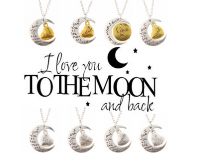 IDiva - I Love You To The Moon And Back Ketting IDiva - I Love You To The Moon And Back Ketting