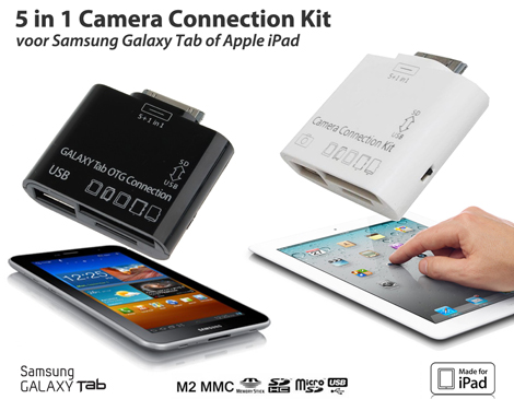 IDiva - Ipad/samsung 5-In-1 Camera Connector IDiva - Ipad/samsung 5-In-1 Camera Connector
