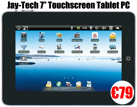 IDiva - Jay-tech 7-Inch Jay-tablet Pc