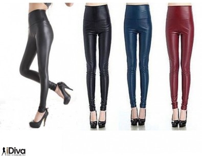 IDiva - Lederlook Stretch Legging