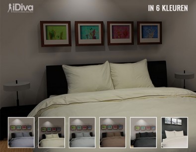 IDiva - Luxe Uni Bies Dekbedovertrekken IDiva - Luxe Uni Bies Dekbedovertrekken