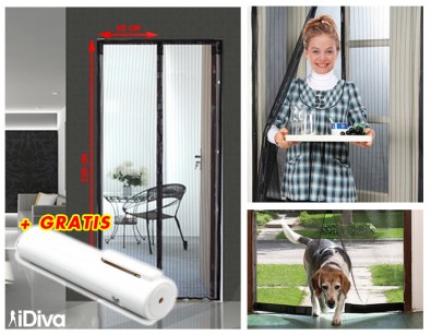 IDiva - Magnetische Hordeur + Gratis Ultrazone Muggenverjager IDiva - Magnetische Hordeur + Gratis Ultrazone Muggenverjager