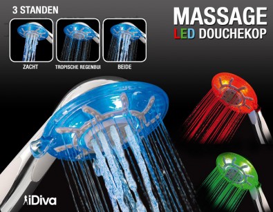 IDiva - Massage LED Douchekop