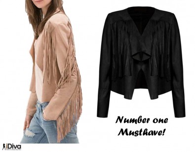 IDiva - Musthave Fringe Jasje IDiva - Musthave Fringe Jasje