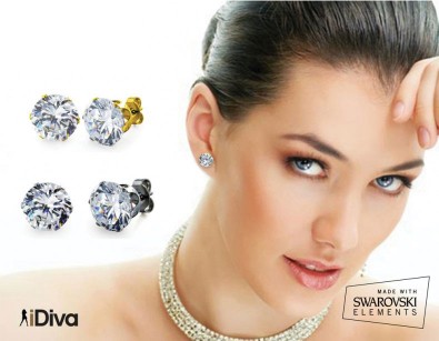 IDiva - Oorstekers met Swarovski Elements IDiva - Oorstekers met Swarovski Elements