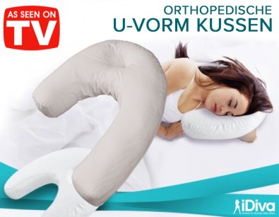 IDiva - Orthopedische U-vorm Kussen IDiva - Orthopedische U-vorm Kussen