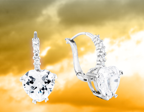 IDiva - Otazu Oorbellen Met Zirconia's IDiva - Otazu Oorbellen Met Zirconia's
