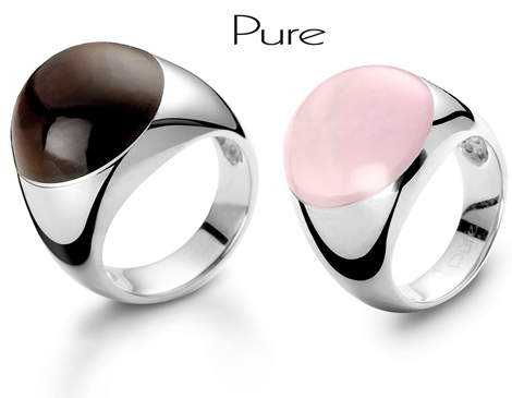 IDiva - 'Pure' Ring Met Edelsteen Kwarts IDiva - 'Pure' Ring Met Edelsteen Kwarts