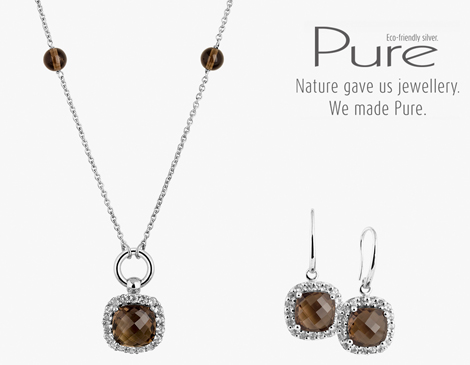 IDiva - Pure Rookkwarts Sieradenset IDiva - Pure Rookkwarts Sieradenset