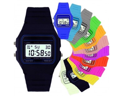 IDiva - Retro Colored Siliconen Watch