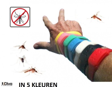 IDiva - Siliconen Anti Muggen Armband