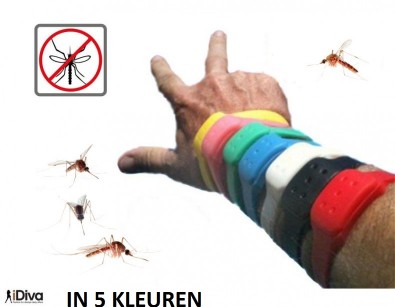 IDiva - Siliconen Anti Muggen Armband IDiva - Siliconen Anti Muggen Armband