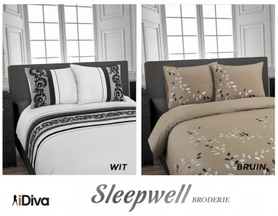 IDiva - Sleepwell Broderie Luxe Dekbedovertrekset IDiva - Sleepwell Broderie Luxe Dekbedovertrekset