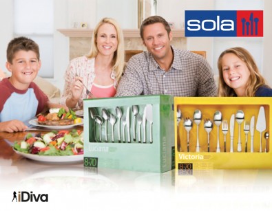 IDiva - Sola 70-delige Bestekset Luciana of Victoria IDiva - Sola 70-delige Bestekset Luciana of Victoria