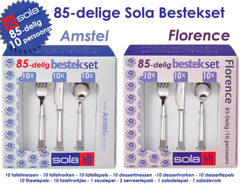 IDiva - Sola 85-Delige Bestekset Amstel/florence IDiva - Sola 85-Delige Bestekset Amstel/florence