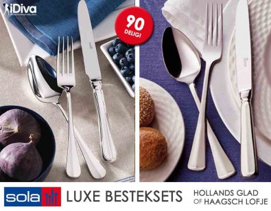 IDiva - Sola Luxe Besteksets Haagsch Lofje Of Hollands Glad IDiva - Sola Luxe Besteksets Haagsch Lofje Of Hollands Glad