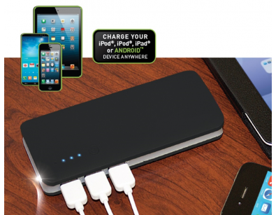 IDiva - Soundlogic Draagbare 3 Usb Powerbank IDiva - Soundlogic Draagbare 3 Usb Powerbank