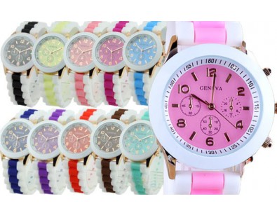 IDiva - Stijlvolle Silliconen Geneva Watch IDiva - Stijlvolle Silliconen Geneva Watch