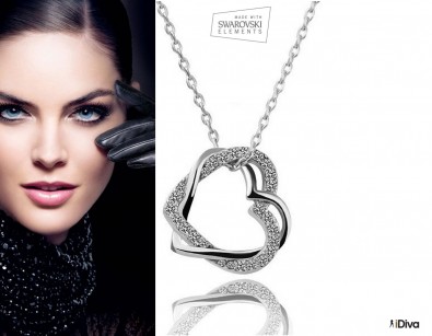 IDiva - Swarovski Elements collier Hart IDiva - Swarovski Elements collier Hart