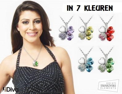 IDiva - Swarovski Elements Collier Klaver IDiva - Swarovski Elements Collier Klaver