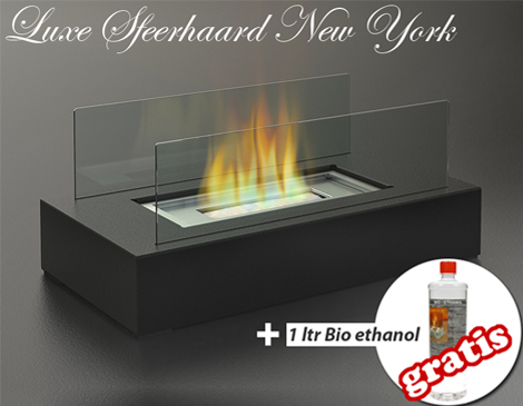 IDiva - Tafelhaard New York + Gratis Bio-ethanol IDiva - Tafelhaard New York + Gratis Bio-ethanol