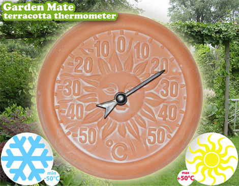 IDiva - Terracotta Thermometer IDiva - Terracotta Thermometer