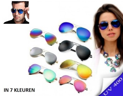 IDiva - Trendy Aviator Zonnebril IDiva - Trendy Aviator Zonnebril