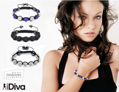 IDiva - Trendy Shamballa-stijl armbanden