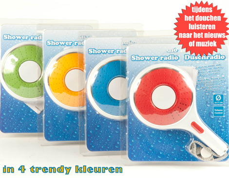 IDiva - Trendy Waterdichte Doucheradio IDiva - Trendy Waterdichte Doucheradio