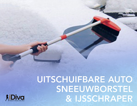 IDiva - Uitschijfbare Auto Sneeuwborstel IDiva - Uitschijfbare Auto Sneeuwborstel