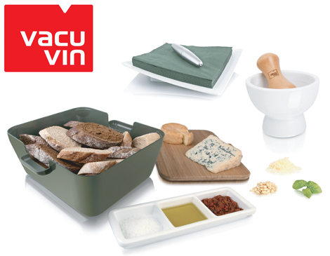 IDiva - Vacu Vin Bread & Dip Tapas Set