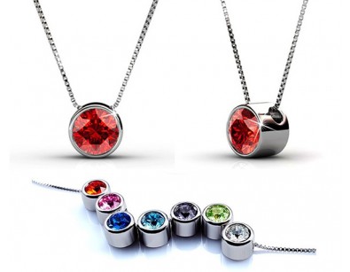 IDiva - Witgoud Vergulde Ketting Met Se IDiva - Witgoud Vergulde Ketting Met Se