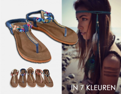 IDiva - Zomerse Ibiza Slippers IDiva - Zomerse Ibiza Slippers