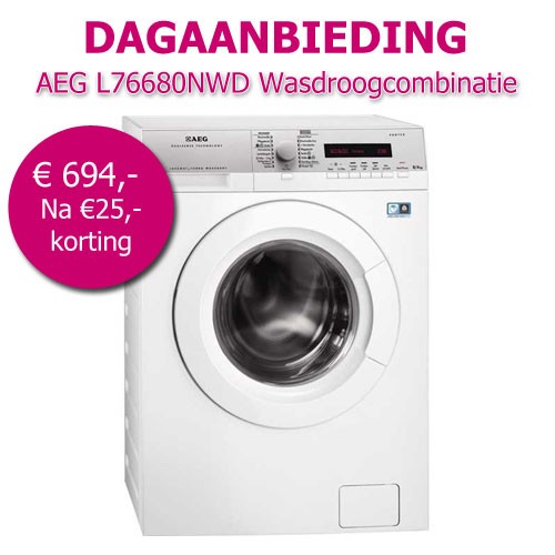 Internetshop.nl - AEG L76680NWD Wasdroogcombinatie