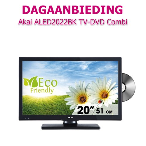 Internetshop.nl - AKAI ALED2022BK TV-DVD Combi