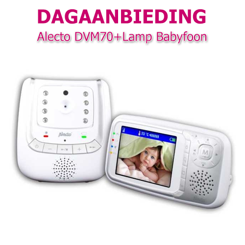 Internetshop.nl - Alecto DVM70+LAMP Babyfoon