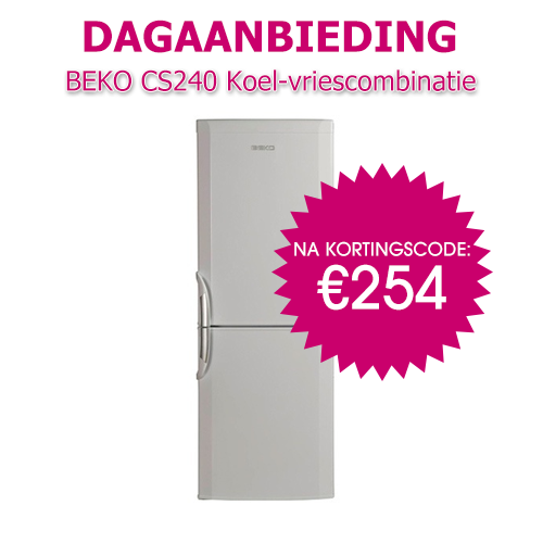 Internetshop.nl - Beko CS240 Koel-Vriescombinatie