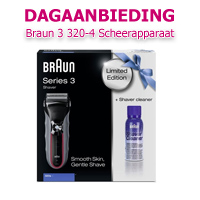 Internetshop.nl - Braun 3 320-4 Scheerapparaat GIFTPACK
