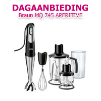 Internetshop.nl - Braun MQ 745 APERITIVE Staafmixer