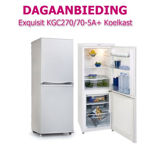 Internetshop.nl - Exquisit KGC270/70-5A+ Upside-Down Koelkast