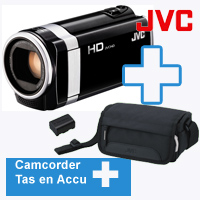 Internetshop.nl - JVC GZ-HM650 + Accu + Tas