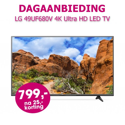 Internetshop.nl - LG 49UF680V Ultra HD LED TV