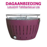 Internetshop.nl - LotusGrill Tafelbarbecue Lila Internetshop.nl - LotusGrill Tafelbarbecue Lila