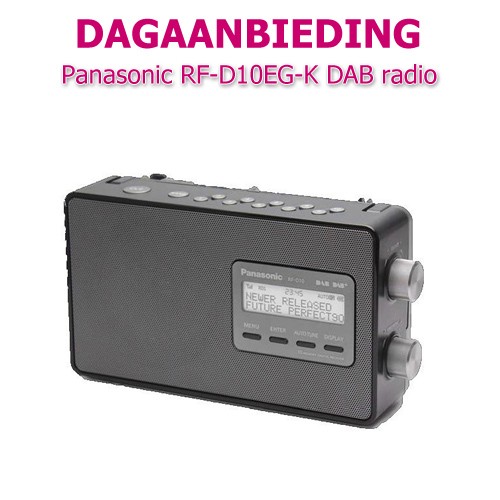Internetshop.nl - Panasonic RF-D10EG-K DAB radio