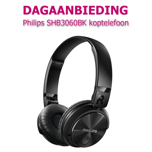 Internetshop.nl - Philips SHB3060BK Hoofdtelefoon