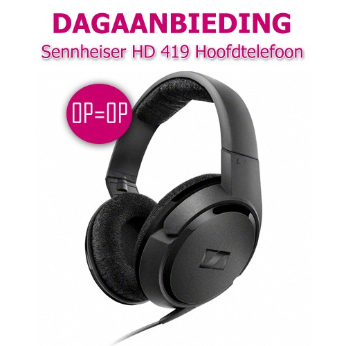 Internetshop.nl - Sennheiser HD 419 Hoofdtelefoon