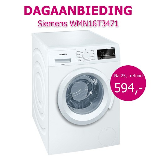 Internetshop.nl - Siemens WMN16T3471 Wasmachine