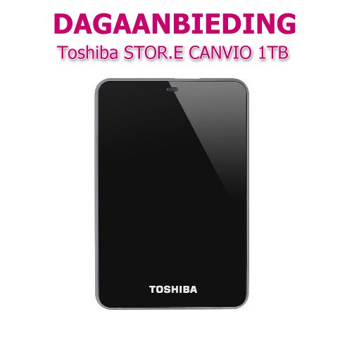 Internetshop.nl - Toshiba STOR.E CANVIO 1TB Externe Hardeschijf