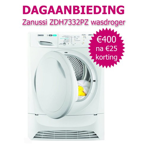 Internetshop.nl - Zanussi ZDH7332PZ Warmtepompdroger