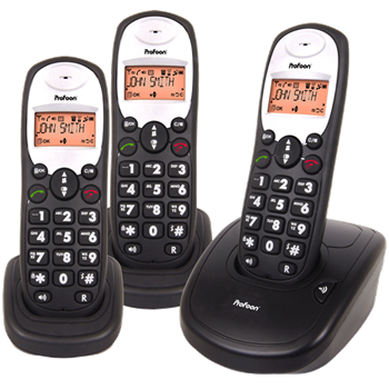 Kijkshop - Profoon Dect Telefoon Pdx 6430 Triple Kijkshop - Profoon Dect Telefoon Pdx 6430 Triple